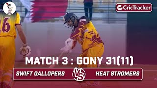 Heat Scorchers vs Swift Gallopers | Gony 31(11) | Match 9 | Qatar T10 League