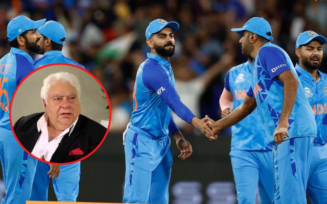 Farokh Engineer and Team India (Image Credit- Twitter) 