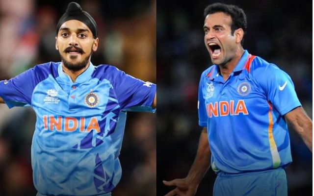 Arshdeep Singh and Irfan Pathan (Image Credit- Twitter) 