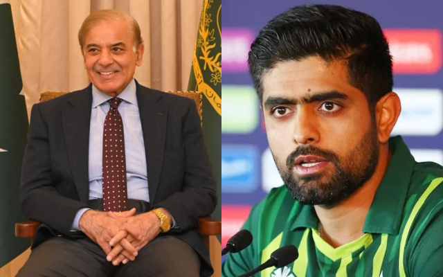 Shehbaz Sharif and Babar Azam (Image Source: Getty Images)