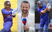 Prithvi Shaw, Simon Doull and Shubman Gill (Image Source: Getty Images)