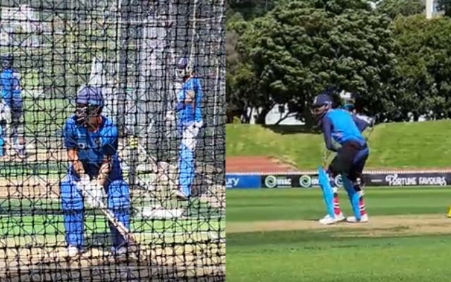 Indian players net session (Image Source: BCCI Twitter)