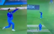 virat kohli 'fake fielding' (pic source-twitter)