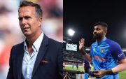 Michael Vaughan and Hardik Pandya (Pic Source-Twitter)