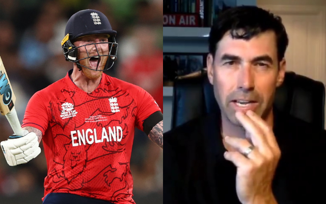 Ben Stokes and Stephen Fleming (Image Source: Twitter)
