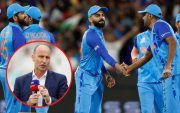 Nasser Hussain and Team India (Image Credit- Twitter)