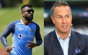 Hardik Pandya and Michael Vaughan (Image Credit- Twitter)