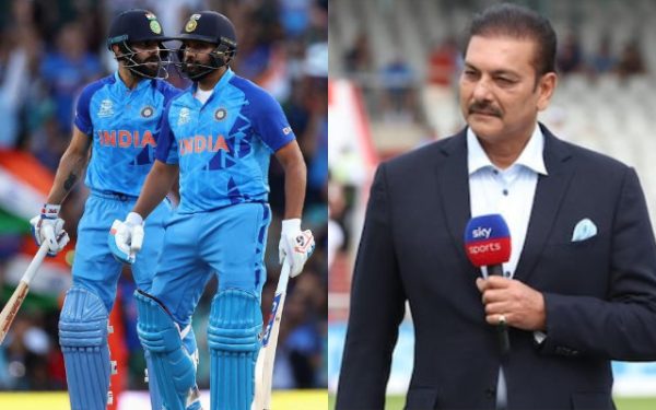Virat Kohli, Rohit Sharma and Ravi Shastri (Image Source: Getty Images)