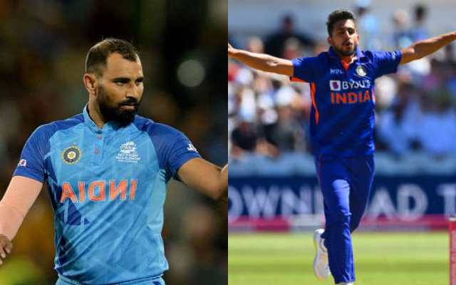 Mohammed Shami & Umran Malik (Photo Source: Twitter)