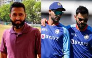 Wasim Jaffer, Virat Kohli and Shikhar Dhawan (Image Source: BCCI/Twitter)