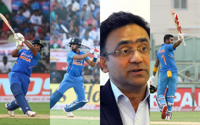 Rishabh Pant, Shreyas Iyer, Saba Karim and KL Rahul (Pic Source-Twitter)