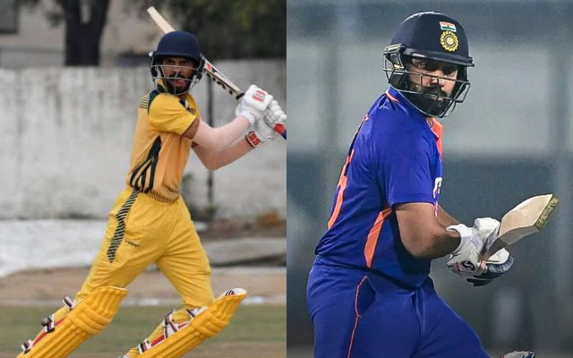 Ruturaj Gaikwad and Rohit Sharma (Pic Source-Twitter)