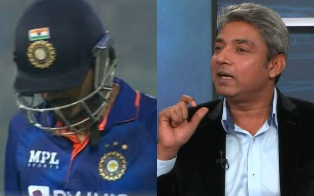 Axar Patel and Ajay Jadeja (Pic Source-Twitter)