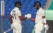 Shreyas Iyer and Cheteshwar Pujara (Pic Source-Twitter)