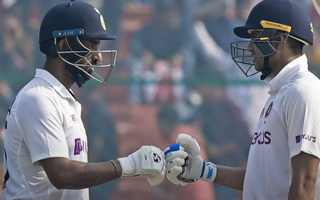 Cheteshwar Pujara and Shubhman Gill (Pic Source-Twitter)