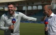 James Anderson and Nasser Hussain (Pic Source-Twitter)
