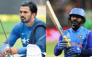 Dinesh Karthik and KL Rahul (Pic Source-Twitter)