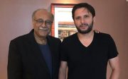 Najam Sethi and Shahid Afridi (Image Source: Twitter)