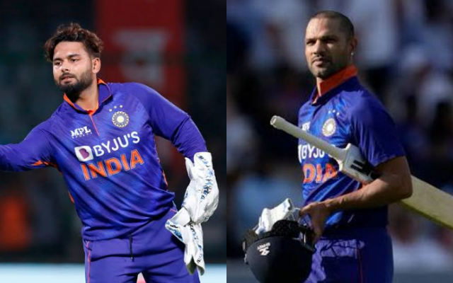 Rishabh Pant & Shikhar Dhawan (Photo Source: Twitter)