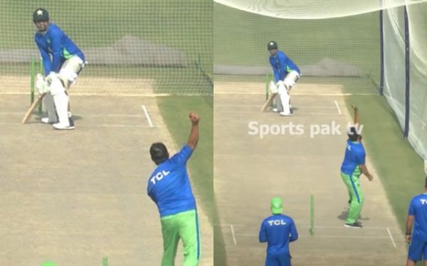 Saqlain Mushtaq and Babar Azam (Image Source: Twitter Screengrab)