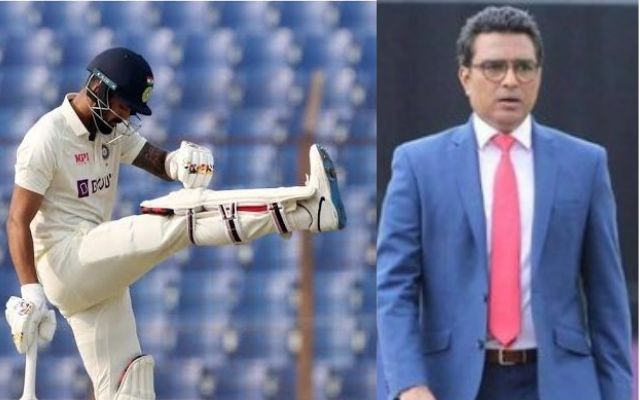 KL Rahul and Sanjay Manjrekar (Image Credit- Twitter) 