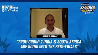 Habibul Bashar named India and South Africa as his two semi-finalists from group 2.