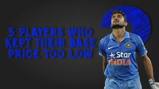 IPL 2023 | 5 Players who kept their base price too low