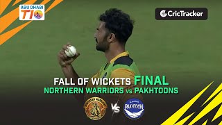 Northern Warriors vs Pakhtoons | Final Fall of Wickets | Abu Dhabi T10 Season 2