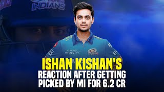 A Jubilant Ishan Kishan After Being Bought By Mumbai Indians In IPL 2018 For 6.2 Cr