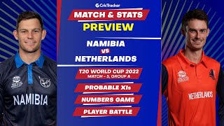 T20 World Cup 2022: Match 5, Group-A- Namibia vs Netherlands