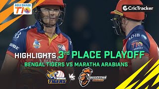 Bengal Tigers vs Maratha Arabians | 3rd Place Playoff Match Highlights | Abu Dhabi T10 season 2
