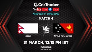 Nepal Tri Series LIVE: Match 4 Nepal vs Papua New Guinea Live Stream | Live Cricket Streaming