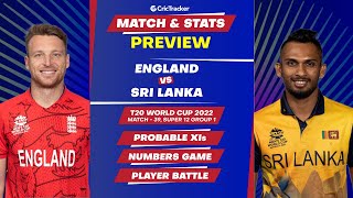 England vs Sri Lanka - T20 World Cup 2022: Match 39- Super 12, Group 1