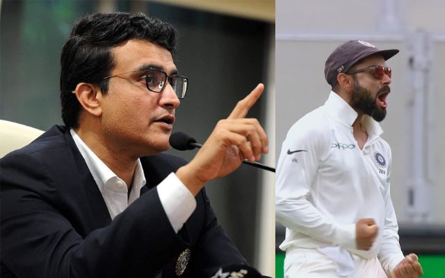 Sourav Ganguly & Virat KohlI (Photo Source: Twitter)