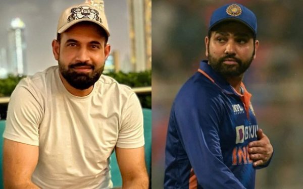 Irfan Pathan and Rohit Sharma (Image Source: Instagram/BCCI)