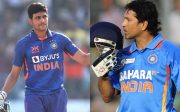 Shubman Gill and Sachin Tendulkar (Image Source: BCCI Twitter/Getty Images)