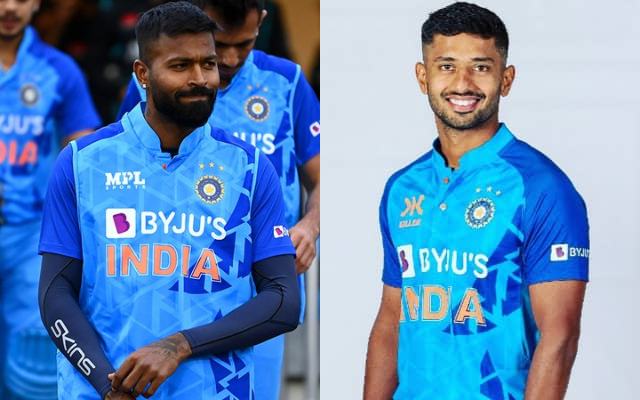 Hardik Pandya and Rahul Tripathi (Pic Source-Twitter)