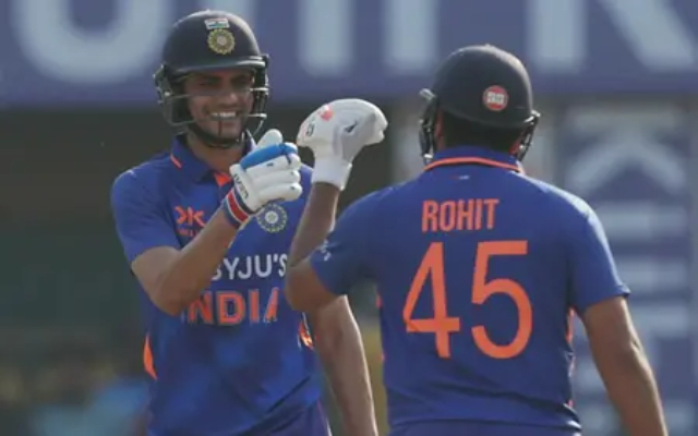 Shubman Gill and Rohit Sharma (Pic Source-Twitter)
