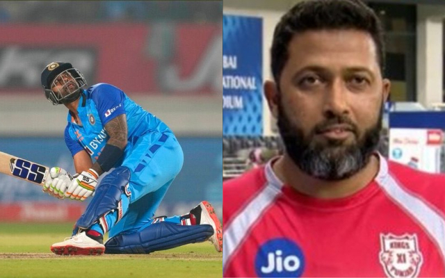 Suryakumar Yadav and Wasim Jaffer (Pic Source-Twitter)