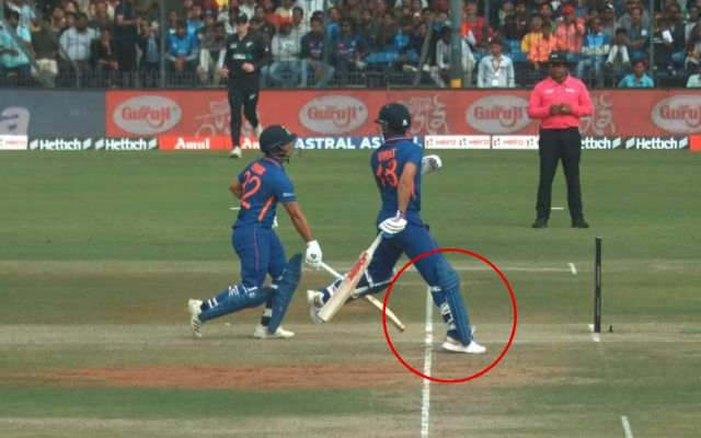 Ishan Kishan Runout (Pic Source-Twitter)