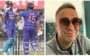 India Team and Michael Vaughan (Pic Source-Twitter)