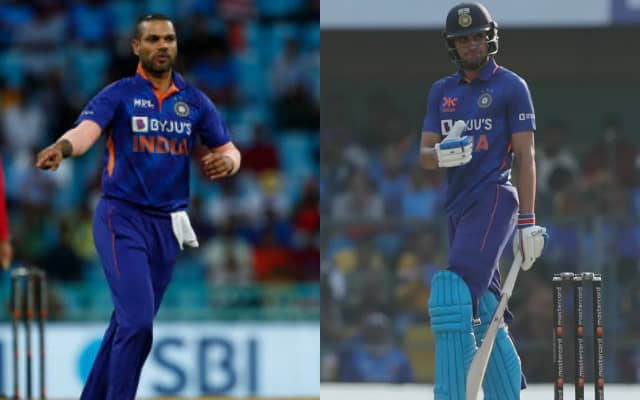 Shubman Gill & Shikhar Dhawan (Photo Source: Twitter)