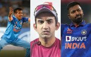 Yuzvendra Chahal, Gautam Gambhir and Hardik Pandya (Image Credit- Twitter)