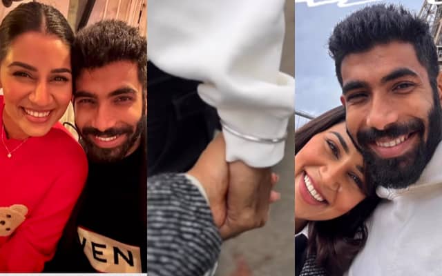 Jasprit Bumrah With His Wife (Image Credit- Instagram)