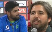 Babar Azam in Press Confrence (Photo Source: Twitter)