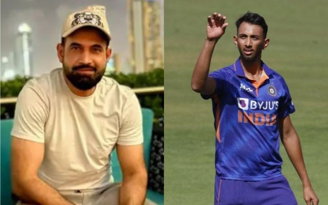 Irfan Pathan and Prasidh Krishna (Image Credit- Twitter)