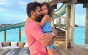 Rohit Sharma With His Daughter (Image Credit- Instagram)
