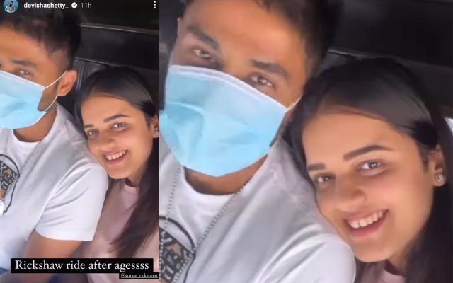 Suryakumar Yadav With His Wife (Image Credit- Instagram)