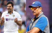 Ravi Shastri and Shradul Thakur (Pic Source-Twitter)