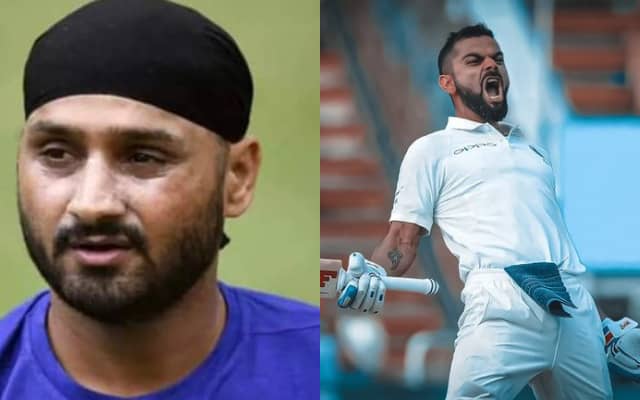 Harbhajan Singh and Virat Kohli (Pic Source-Twitter)